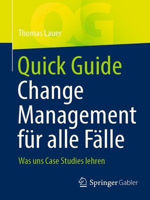 cover image of Quick Guide Change Management für alle Fälle
